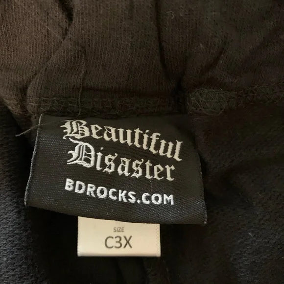 Beautiful Disaster Women's Black Shorts - Picture 4 of 4